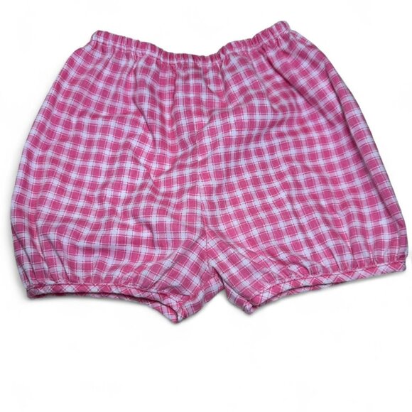 VTG/Y2K Little Lindsey Pink and White Butterfly Short and Shirt Set - Picture 2 of 6